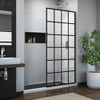 DreamLine SHDR-3234721-89 The DreamLine Toulon, part of the French Linea collection, is a single panel, walk-in shower design with a modern industrial touch to complement your shower space. The Toulon has a stylish window pane look, with a satin