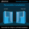 DreamLine Unidoor Plus SHDR-24293036-04 Frameless Hinged Shower Door