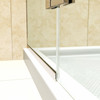 DreamLine Unidoor Plus SHDR-244557210-01 Frameless Hinged Shower Door