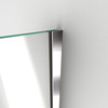 DreamLine Unidoor Plus SHDR-244707210-09 Frameless Hinged Shower Door