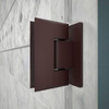 DreamLine Unidoor Plus SHDR-245257210-06 Frameless Hinged Shower Door