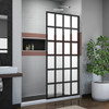 DreamLine SHDR-3234721-87 The DreamLine Rhone, part of the French Linea collection, is a single panel, walk-in shower design with a modern industrial touch to complement your shower space. The Rhone has a stylish frosted window pane look, with a