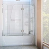DreamLine Aqua SHDR-3148586-EX-01 Frameless Curved Shower Tub Screen