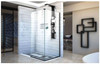 DreamLine Linea SHDR-3234343-06 Walk-In Shower Panel – Contemporary Glass Backwall