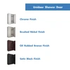 DreamLine Unidoor Plus SHDR-245107210-09 Frameless Hinged Shower Door