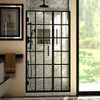 DreamLine SHDR-2440720-89 The DreamLine Unidoor Toulon is a frameless swing shower door designed in step with modern market trends. The Toulon has a stylish window pane look, with a satin black finish that is bold and striking in any bathroom. The