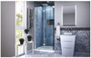 DreamLine SHDR-3634720-01 Aqua Fold Bi-Fold Trackless Pivot Shower Door