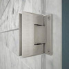 DreamLine Unidoor Plus SHDR-243257210-04 Frameless Hinged Shower Door