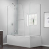 DreamLine SHDR-3448580-RT-04 The DreamLine Aqua Ultra is frameless shower or tub screen with European appeal and modern architectural design. With a stunning curved silhouette that creates an open, inviting feel, the Aqua Ultra will transform your