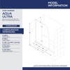 DreamLine Aqua Ultra Frameless Shower/Tub Screen SHDR-3448580-04