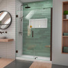 DreamLine SHDR-2053722-06 The DreamLine Unidoor-LS is a frameless swing shower door designed with modern market trends in mind. The elegant design coupled with the wide range of sizes makes the Unidoor-LS an unparalleled value suitable for just about
