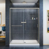 DreamLine SHDR-0954720-04 The DreamLine Infinity-Z sliding shower or tub door offers classic style with a modern touch. The Infinity-Z will transform your bathroom with a beautiful balance of functionality, elegance and sophistication. A variety of