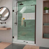 DreamLine SHDR-2048722-06 The DreamLine Unidoor-LS is a frameless swing shower door designed with modern market trends in mind. The elegant design coupled with the wide range of sizes makes the Unidoor-LS an unparalleled value suitable for just about