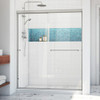 DreamLine SDAT60W700VXX04 The Alliance Pro LT Collection by DreamLine is a budget-friendly semi-frameless sliding bypass shower door featuring a super sleek headrail for a modern design that will complement a variety of bathroom styles. The Alliance