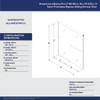 DreamLine Alliance Pro LT SDAT60W700VXX04 Semi-Frameless Sliding Bypass Shower Door