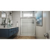 DreamLine Alliance Pro SDAL60W700LXR01 Semi-Frameless Sliding Bypass Shower Door, 60" W, Clear Tempered Glass