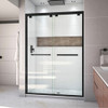 DreamLine SHDR-1654760-09 The DreamLine Encore bypass sliding shower or tub door has a modern frameless look to make your shower the focal point of the bathroom. Encores elegant bypass design provides smooth and quiet sliding operation, with the