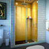 DreamLine SHDR-1948724-04 The DreamLine Mirage-Z frameless sliding shower or tub door is the epitome of elegance with a modern flair. The remarkably innovative headerless design creates an unobstructed and open view for your shower. The Mirage-Z