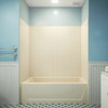 DreamLine SHBW-1560620-22 The DreamLine Q-Wall-VS Backwall panels will transform the look of your shower or tub space. Our Backwall kits are a great alternative to expensive tile and add a modern look with a modern, vertical subway pattern. Featuring