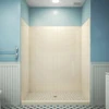 DreamLine SHBW-1560760-22 The DreamLine Q-Wall-VS Backwall panels will transform the look of your shower or tub space. Our Backwall kits are a great alternative to expensive tile and add a modern look with a modern, vertical subway pattern. Featuring