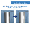 DreamLine SHDR-20397210S-04 Unidoor Frameless Swing Shower Door