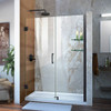 DreamLine SHDR-20477210CS-09 The DreamLine Unidoor is a frameless swing shower door designed in step with modern market trends. The elegant design and an incredible range of sizes are combined in the Unidoor for the look of custom glass at an