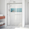 DreamLine SDAT48W700VXX04 The Alliance Pro LT Collection by DreamLine is a budget-friendly semi-frameless sliding bypass shower door featuring a super sleek headrail for a modern design that will complement a variety of bathroom styles. The Alliance