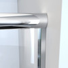 DreamLine Alliance Pro SDAL60W760RXR04 Semi-Frameless Sliding Bypass Shower Door, 60" W x 76" H, Clear Tempered Glass