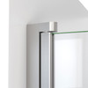 DreamLine SD-373458Q-04 Aqua-Q Frameless Pivot Swing Tub Screen with Towel Bar