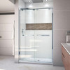 DreamLine SHDR-1648760-01 The DreamLine Encore bypass sliding shower or tub door has a modern frameless look to make your shower the focal point of the bathroom. Encores elegant bypass design provides smooth and quiet sliding operation, with the