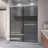 DreamLine SHDR-166076G-04 The DreamLine Encore bypass sliding shower or tub door has a modern frameless look to make your shower the focal point of the bathroom. Encores elegant bypass design provides smooth and quiet sliding operation, with the