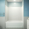 DreamLine SHBW-1560620-00 The DreamLine Q-Wall-VS Backwall panels will transform the look of your shower or tub space. Our Backwall kits are a great alternative to expensive tile and add a modern look with a modern, vertical subway pattern. Featuring