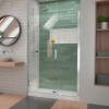 DreamLine SHDR-2047722-01 The DreamLine Unidoor-LS is a frameless swing shower door designed with modern market trends in mind. The elegant design coupled with the wide range of sizes makes the Unidoor-LS an unparalleled value suitable for just about