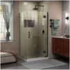 DreamLine Unidoor-X E13030-09 Frameless Shower Door Enclosure Modern Design