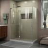 DreamLine E32334L-04 The DreamLine Unidoor-X is a frameless shower door, tub door or enclosure that features a luxurious modern design, complementing the architectural details, tile patterns and the composition of your bath space. Unidoor-X showcases