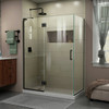 DreamLine E32334L-09 The DreamLine Unidoor-X is a frameless shower door, tub door or enclosure that features a luxurious modern design, complementing the architectural details, tile patterns and the composition of your bath space. Unidoor-X showcases