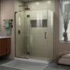 DreamLine E32430L-06 The DreamLine Unidoor-X is a frameless shower door, tub door or enclosure that features a luxurious modern design, complementing the architectural details, tile patterns and the composition of your bath space. Unidoor-X showcases