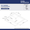 DreamLine DLT-1142420-22 SlimLine Shower Base, High-Gloss Acrylic with SlipGrip Floor