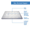 DreamLine DLT-1036542-88 SlimLine Acrylic Shower Base with SlipGrip Surface