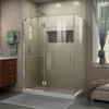 DreamLine E32430L-01 The DreamLine Unidoor-X is a frameless shower door, tub door or enclosure that features a luxurious modern design, complementing the architectural details, tile patterns and the composition of your bath space. Unidoor-X showcases