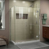 DreamLine E1242234-01 The DreamLine Unidoor-X is a frameless shower door, tub door or enclosure that features a luxurious modern design, complementing the architectural details, tile patterns and the composition of your bath space. Unidoor-X