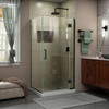 DreamLine E12834-09 The DreamLine Unidoor-X is a frameless shower door, tub door or enclosure that features a luxurious modern design, complementing the architectural details, tile patterns and the composition of your bath space. Unidoor-X showcases