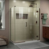 DreamLine E1302230-06 The DreamLine Unidoor-X is a frameless shower door, tub door or enclosure that features a luxurious modern design, complementing the architectural details, tile patterns and the composition of your bath space. Unidoor-X