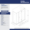 DreamLine Unidoor-X E3270630R-04 Frameless Shower Door Enclosure