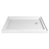 DreamLine DLT-1036602 The DreamLine SlimLine shower bases showcase premium high-gloss acrylic, reinforced with fiberglass for durability and a modern, low profile design. SlipGrip textured floor surface offers slip resistance for safety. Glossy