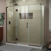 DreamLine E3242230L-06 The DreamLine Unidoor-X is a frameless shower door, tub door or enclosure that features a luxurious modern design, complementing the architectural details, tile patterns and the composition of your bath space. Unidoor-X