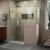DreamLine E127243436-04 The DreamLine Unidoor-X is a frameless shower door, tub door or enclosure that features a luxurious modern design, complementing the architectural details, tile patterns and the composition of your bath space. Unidoor-X