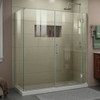 DreamLine E12730530-04 The DreamLine Unidoor-X is a frameless shower door, tub door or enclosure that features a luxurious modern design, complementing the architectural details, tile patterns and the composition of your bath space. Unidoor-X