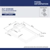 DreamLine SlimLine DLT-1036481-88 Acrylic Shower Base with SlipGrip Safety Floor