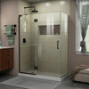 DreamLine E32434L-09 The DreamLine Unidoor-X is a frameless shower door, tub door or enclosure that features a luxurious modern design, complementing the architectural details, tile patterns and the composition of your bath space. Unidoor-X showcases
